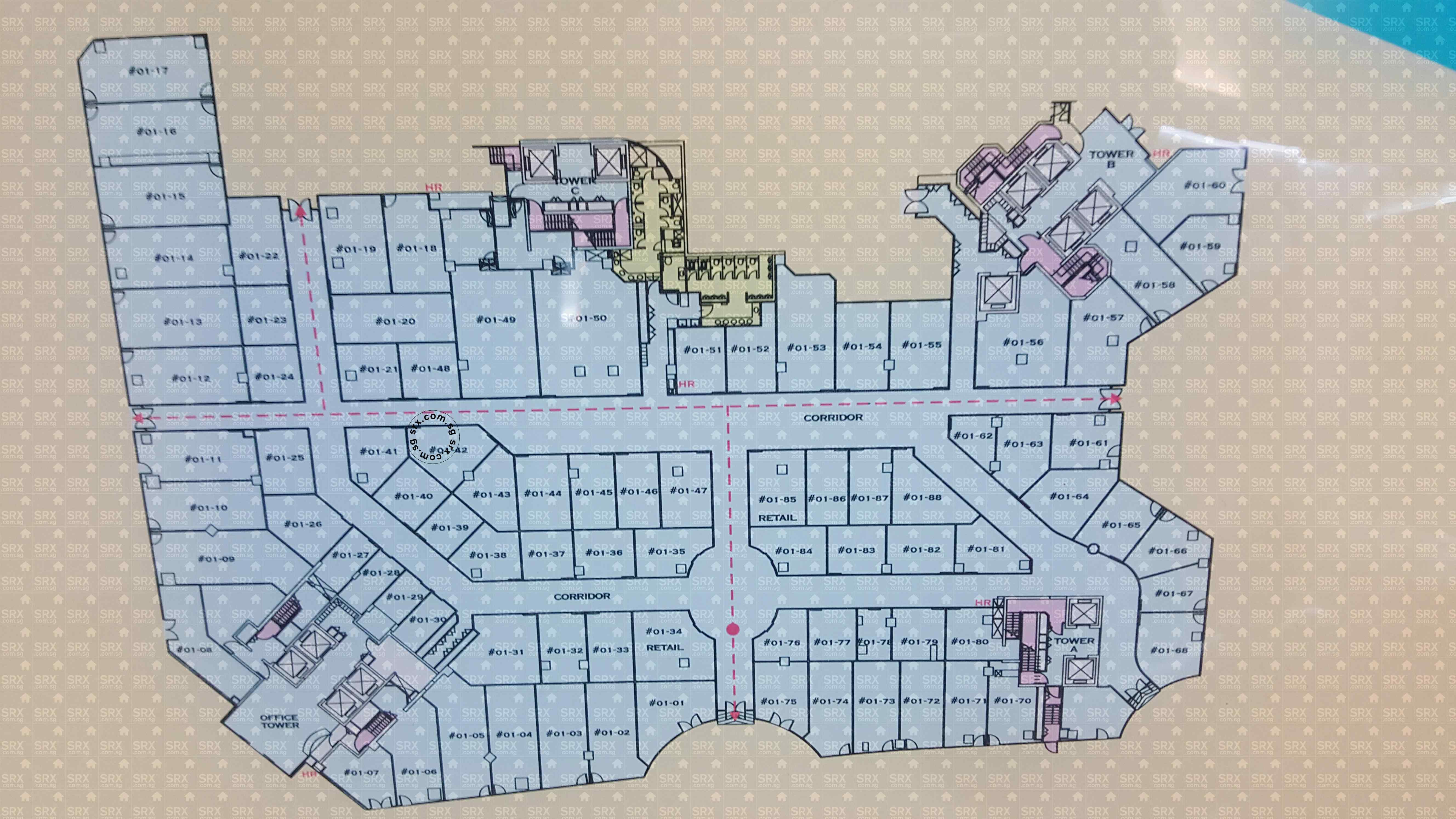 Floor Plans for Sunshine Plaza Commercial SRX